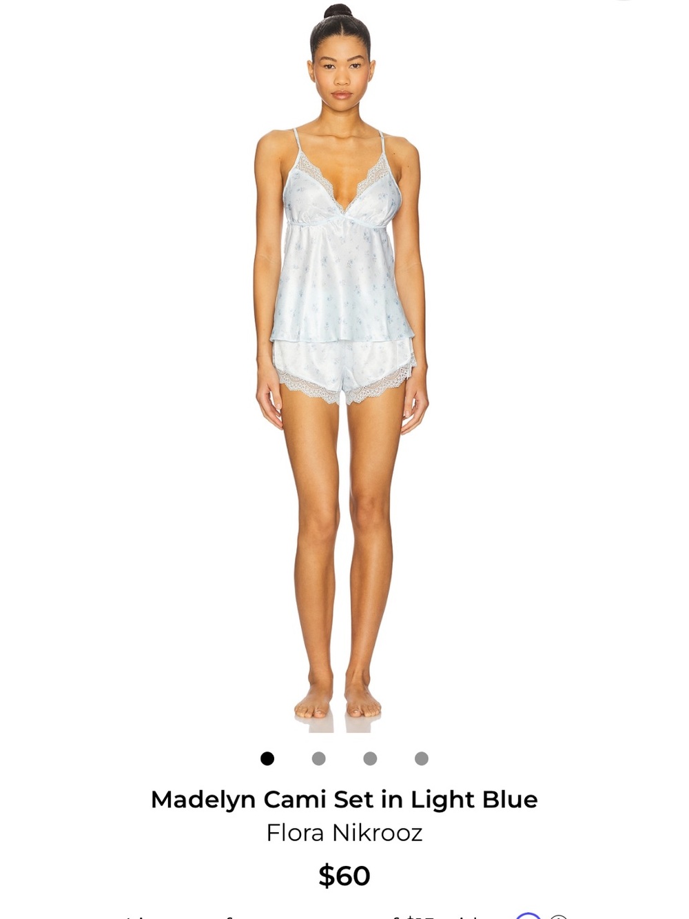 Flora Nikrooz Madelyn Cami Set in Light Blue